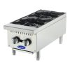 Parrilla Cook Rite 2 quemadores a gas ATHP-12-2