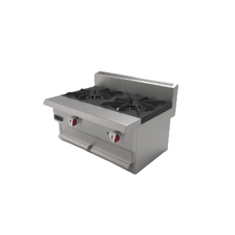 Parrilla DRAGO CG-20 SLIM de 2 quemadores