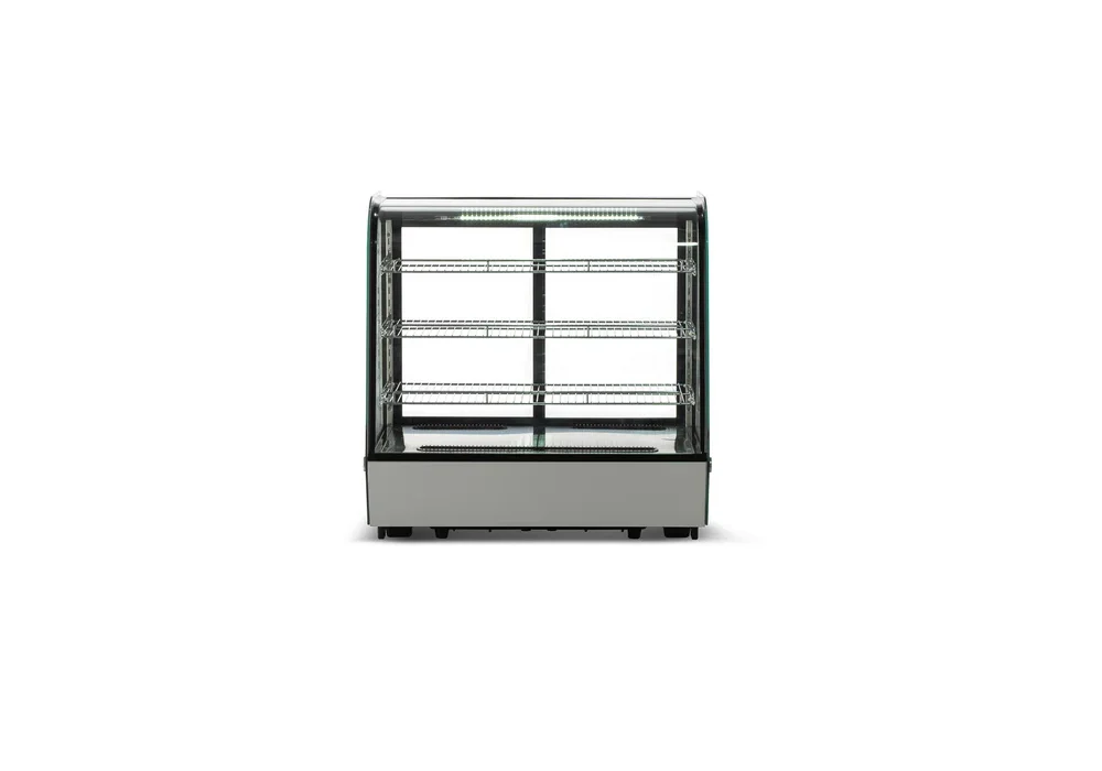 Vitrina refrigerada cristal curvo con 4 niveles de exhibición - Imagen 3