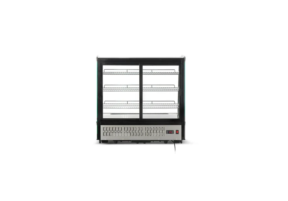 Alternative view of Vitrina refrigerada cristal curvo con 4 niveles de exhibición