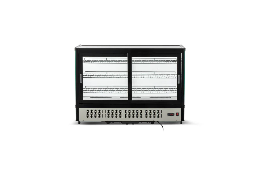 Vitrina refrigerada cristal recto con 4 niveles de exhibición - Imagen 2