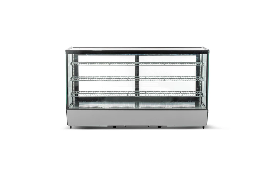 Vitrina refrigerada cristal recto con 4 niveles de exhibición - Imagen 2