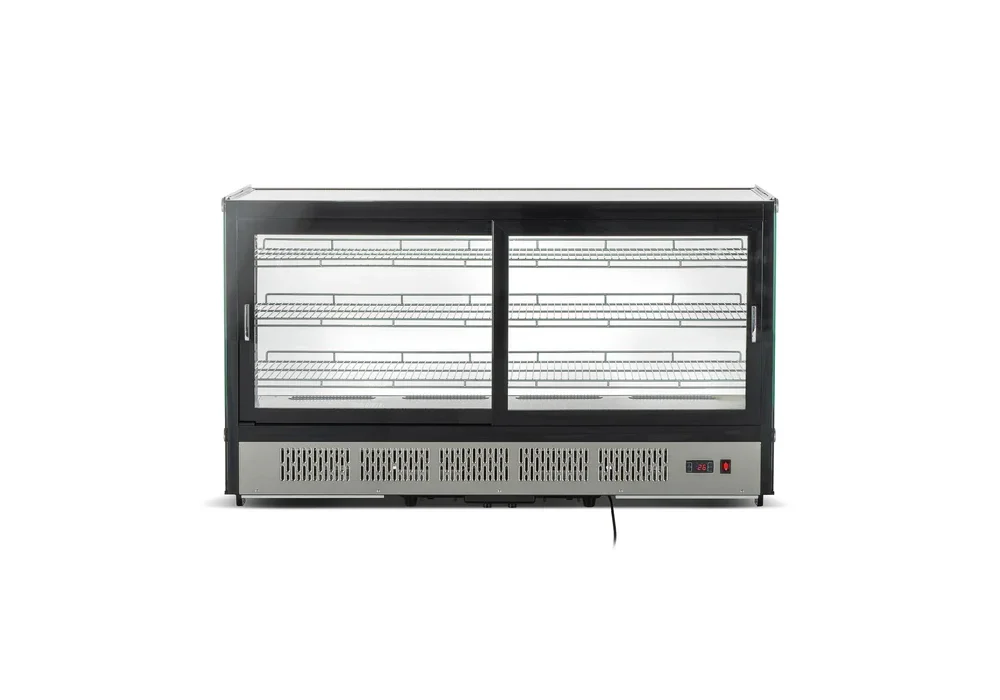 Vitrina refrigerada cristal recto con 4 niveles de exhibición - Imagen 3