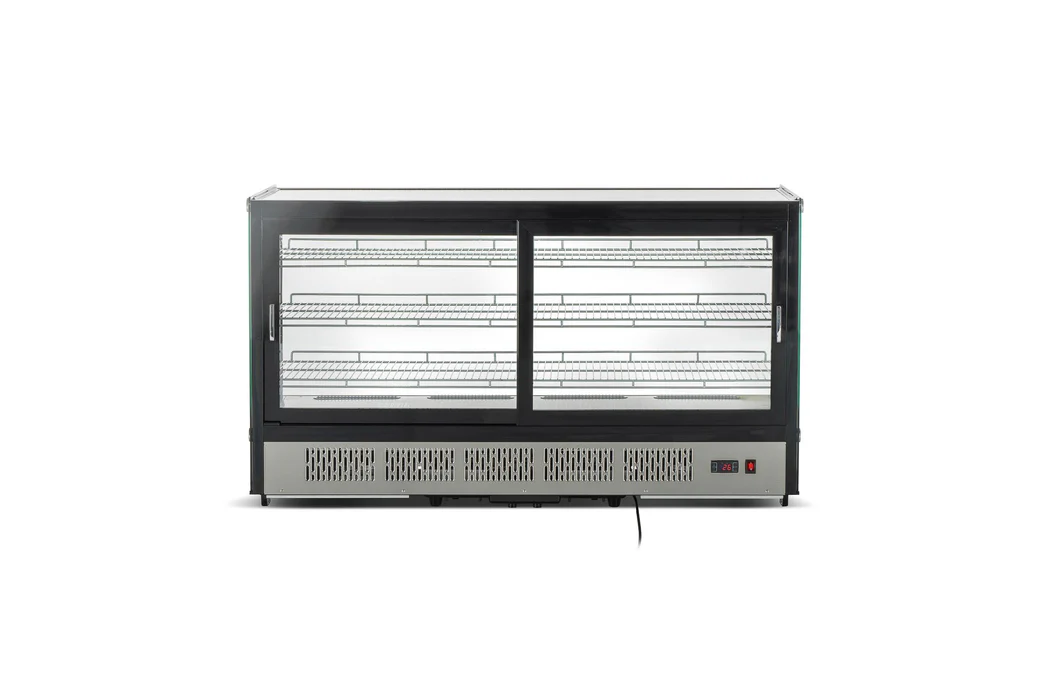 Vitrina refrigerada cristal recto con 4 niveles de exhibición - Imagen 3