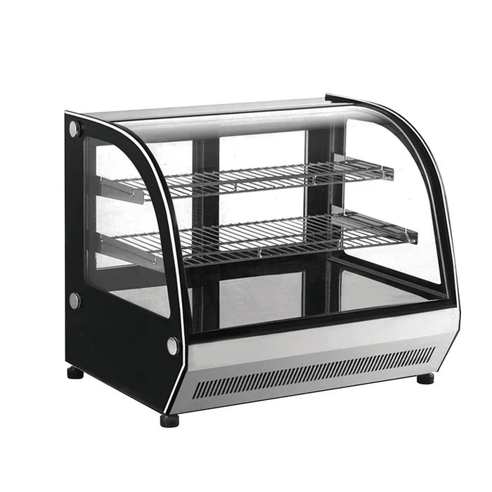 Vitrina Exhibidora Cristal Curvo MIGSA GN-1200CT