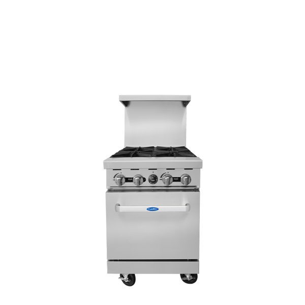 Estufa 4 Quemadores con Horno a Gas AGR-4B CookRite