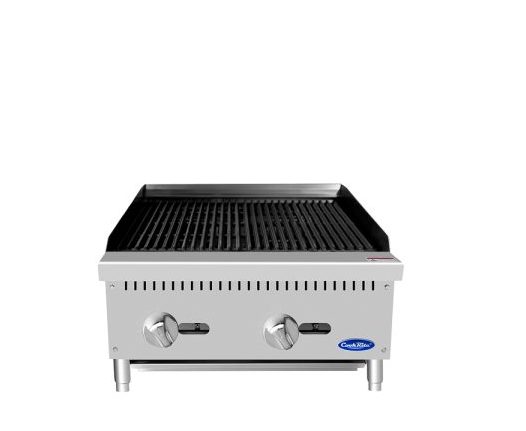 Asador de Piedra 24" 2 Quemadores a Gas ATCB-24 CookRite