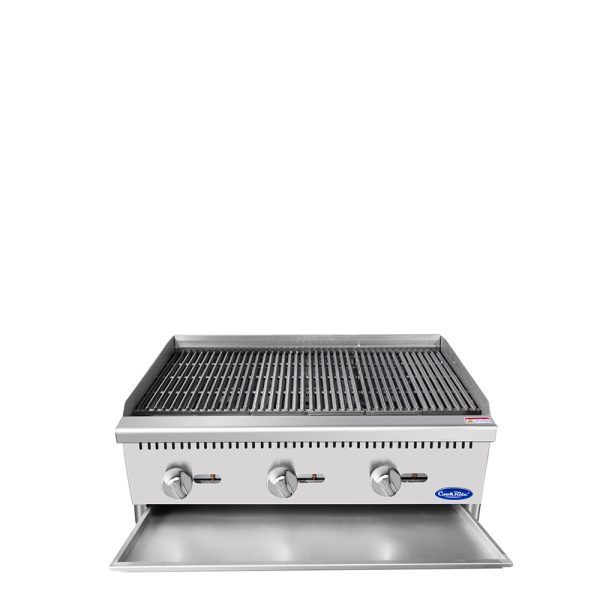 Alternative view of Asador Radiante 36" 3 Quemadores a Gas ATRC-36 CookRite
