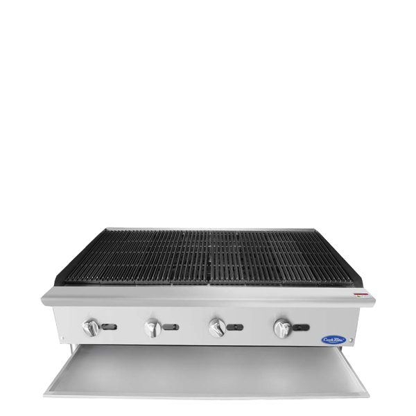 Alternative view of Asador Radiante 48" 4 Quemadores a Gas ATRC-48 CookRite